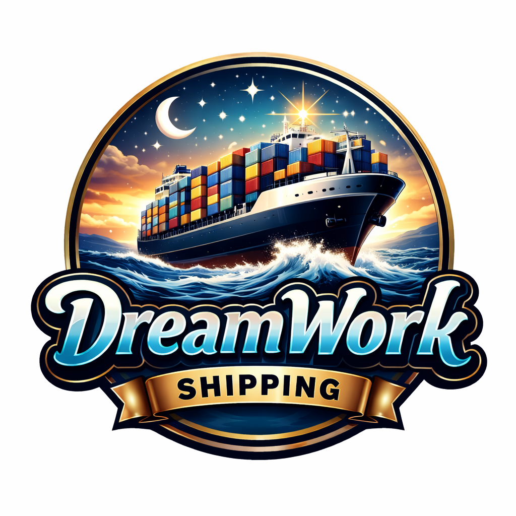 Dream work shipping logo